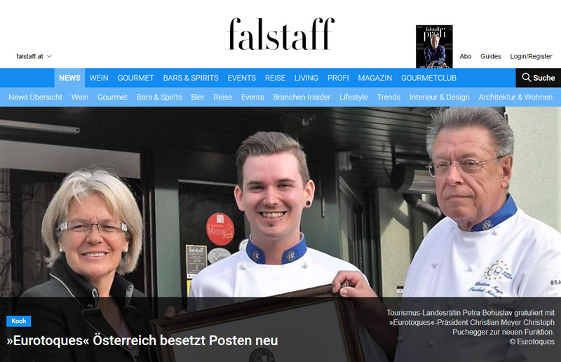 Bericht auf "falstaff.at"